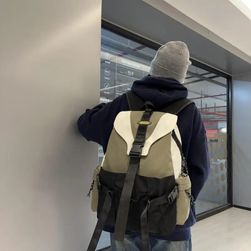 GEERDUN Nylon Backpack Unisex Multicolor-6
