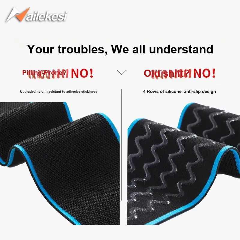 NAILEKESI Elbow Pads Breathable Protective Gray Polyester Advanced Protective-7