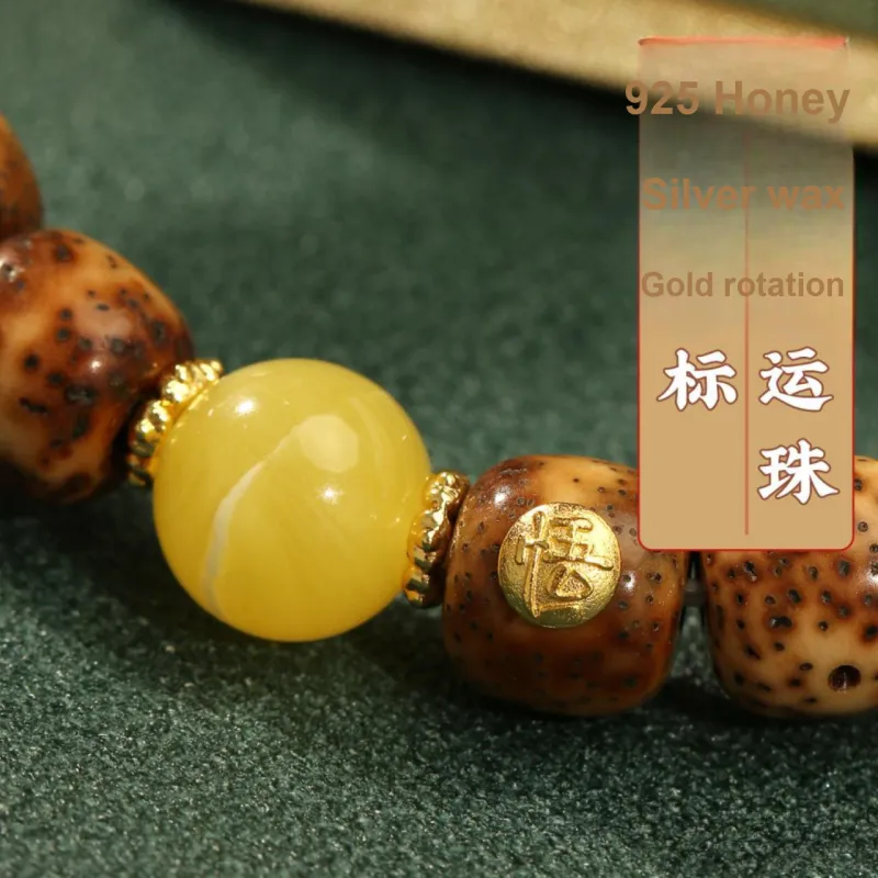 LIBALU Star Moon Bodhi Seeds Bracelets Unisex-3