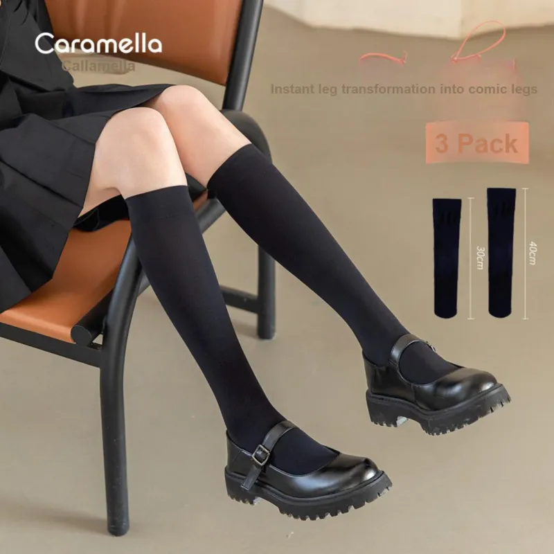 Caramella Knee High Socks Women's 3 Pack-2