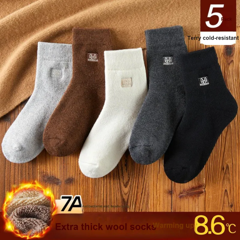 H YXIANG Mid Calf Socks Unisex Combo Set-7
