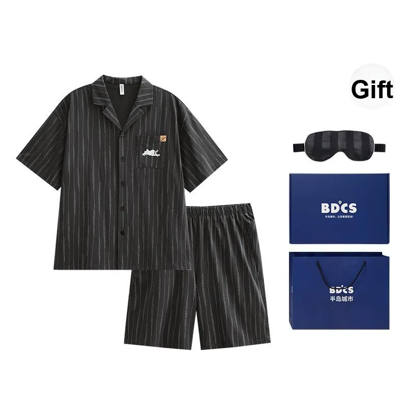 Peninsula City Pajama Set Men's Gift Box Set-10