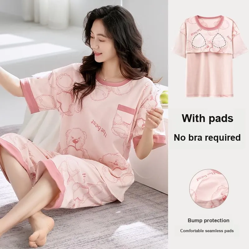 MADALLO Pajama Set Women's Pink-1
