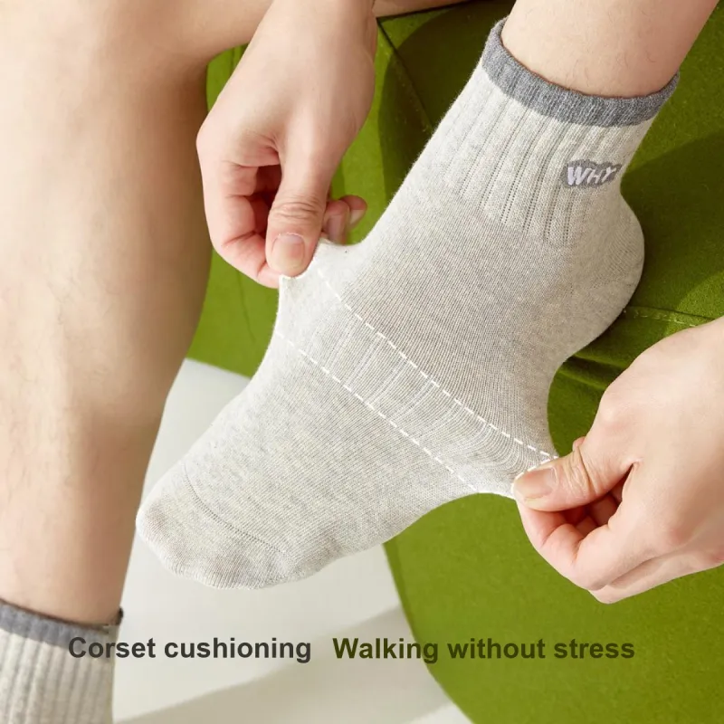 Temooues Ankle Socks Unisex 5 Pack-2