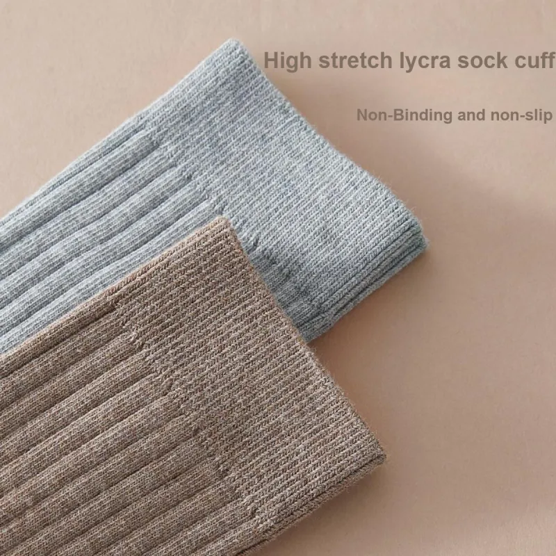 H YXIANG Mid Calf Socks Men's 5 Pack-3