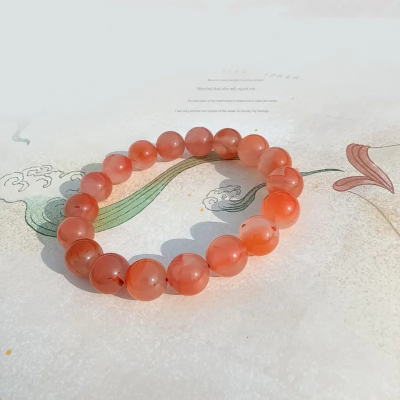 Gu He Southern Red Agate Bracelets Unisex-3