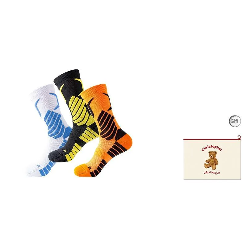 Caramella Basketball Socks Men's Shopping Bag Combo Set-7