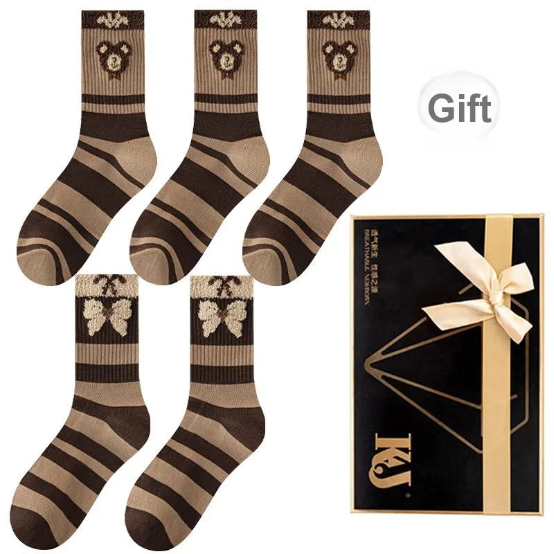 KJ Mid Calf Socks Unisex 5 Pack-92