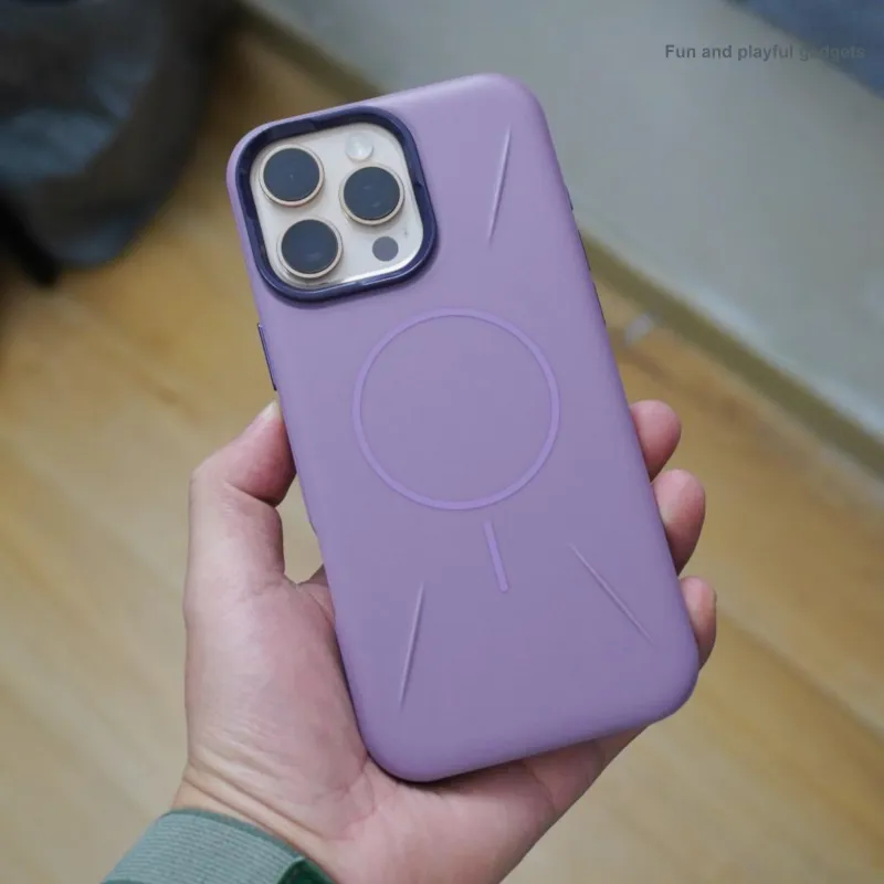PENGKEXING PC Material Elegant Fine Magnetic Ring Phone Cases Compatible With IPhone 16 Pro Max/15 Plus/14/13/12-9