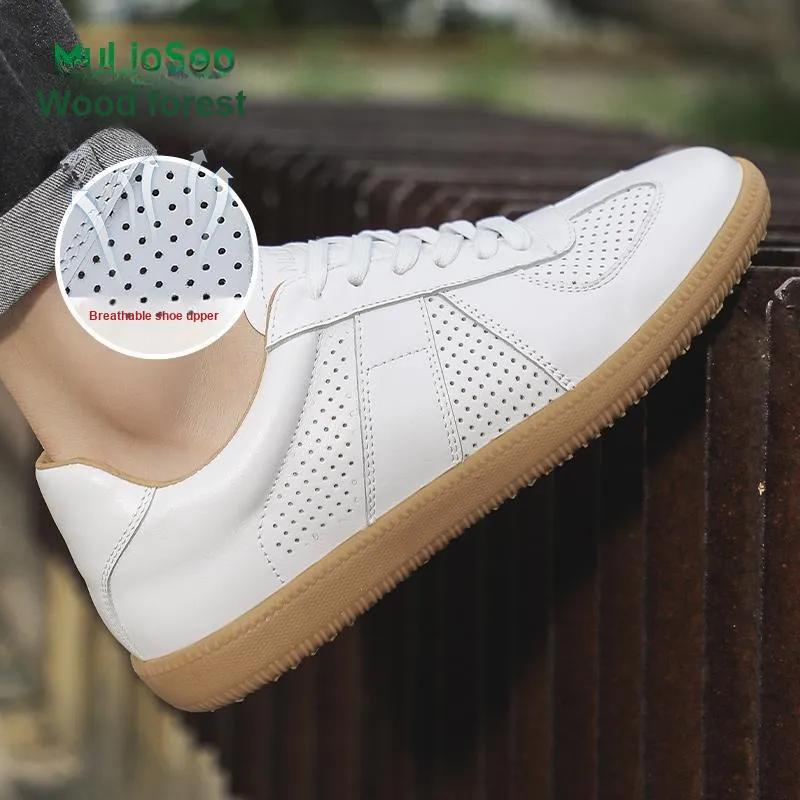 Mulinsen German Army Trainers Wear resistant, Lightweight, Breathable, And Non slip. Low Top Casual Shoes Men's-7