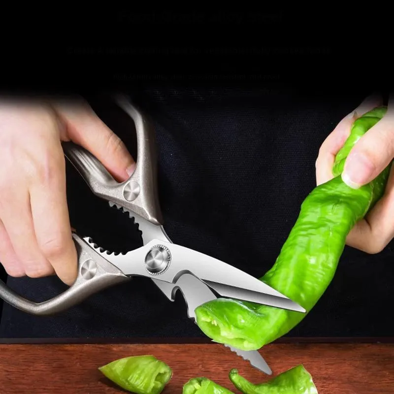 Eighteen Sons Cooking Food Scissors Solid Color, Household Scissors-5