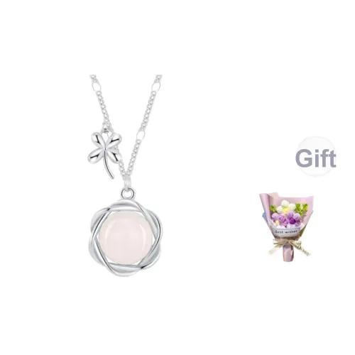 CHINA GOLD Chalcedony Jade Necklaces Women's
