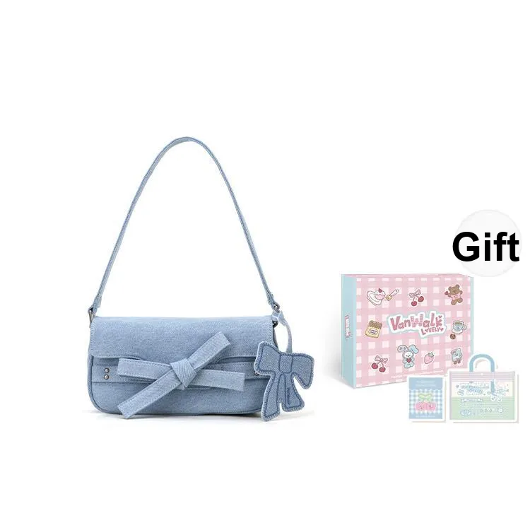 VANWALK PU Handbag, Shoulder Bag Women's Black/Blue/Silver-4