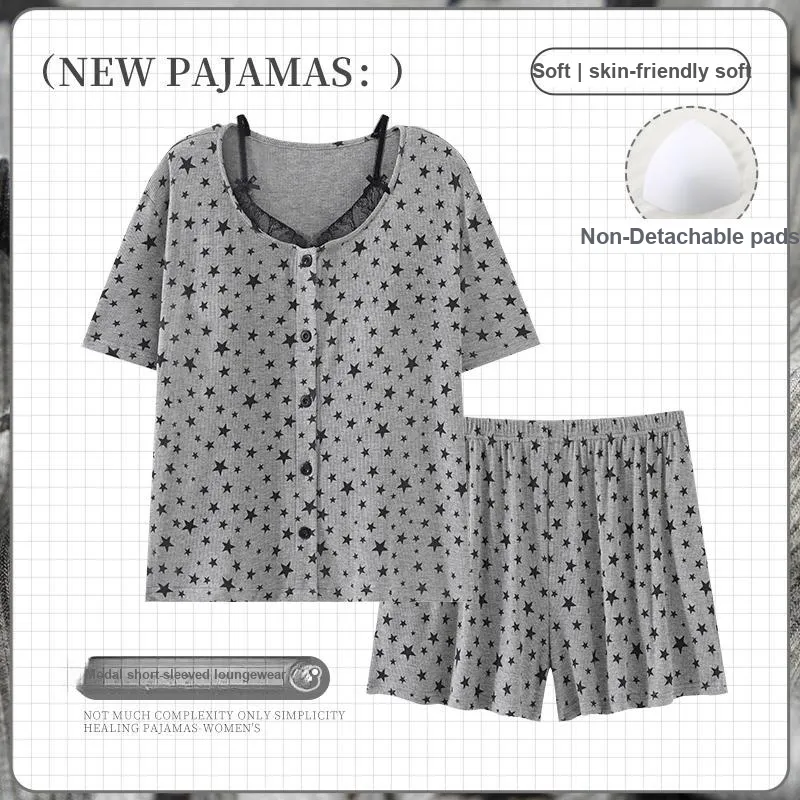 OUSHIBO Women's Pajama Sets-4