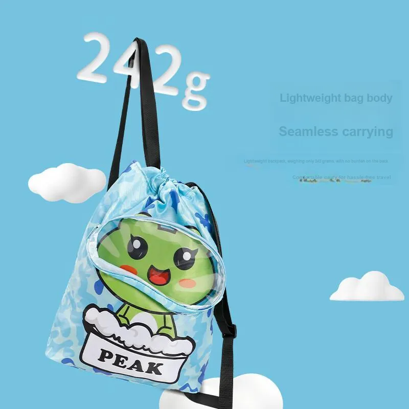 PEAK Kids Cute Waterproof Swim Bag With Wet/Dry Separation Large Capacity Storage And Shoulder Strap Kids'-2