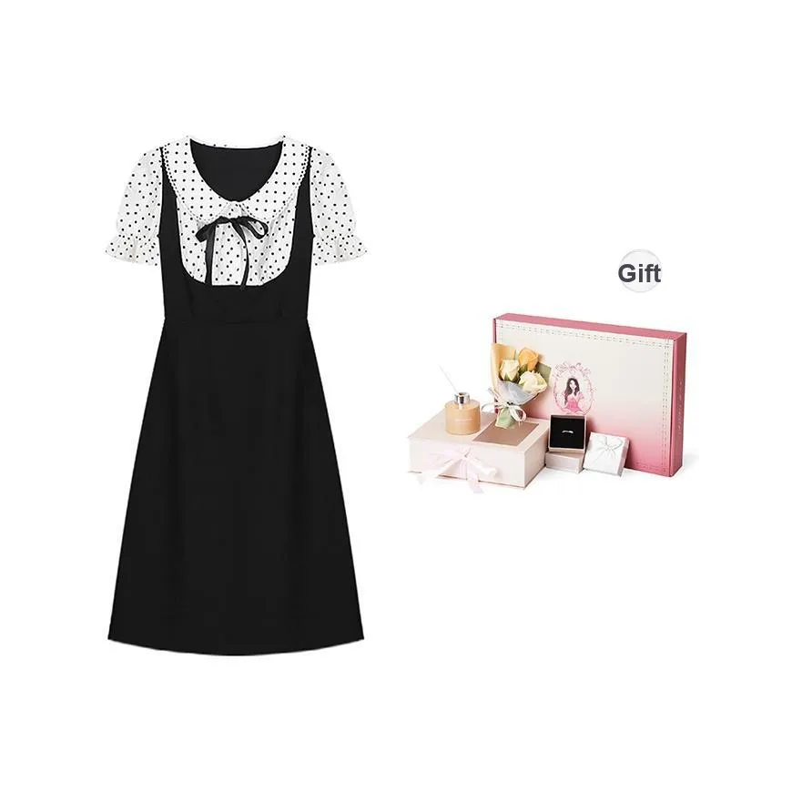 Annie The Темный Child Короткий рукав Платье Женское