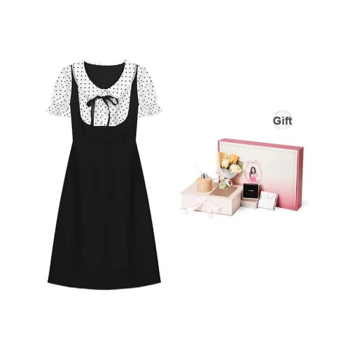 Annie The Темный Child Короткий рукав Платье Женское