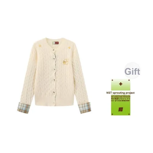 NSTNEW START Экрю Бесплатно Sprouting Ярлык Унисекс Трикотаж