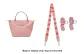 (Petal Pink Canvas) Adjustable Strap 76-115 Perforated Set