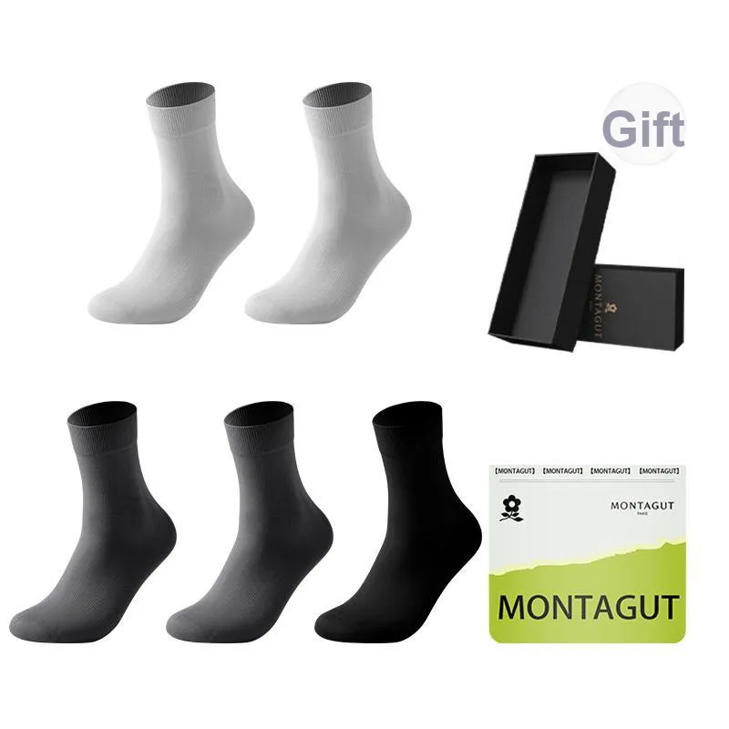 Montagut Mid Calf Socks Men's Box 5 Pack-96