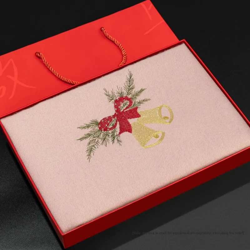 Shanghai Story 100% Sheep Wool Knit Scarves Unisex Peaceful Tree Bell 6 Colors Available-16