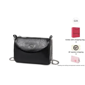 Joy&Mario Synthetic Leather Shoulder Bag Regular Women's Classic Black/Ecru/Starlight Silver