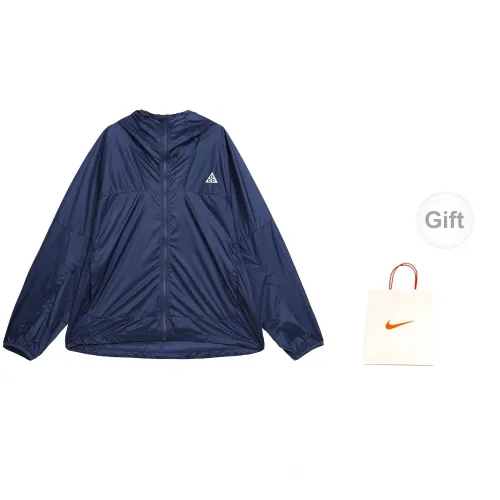 Nike Jackets Men Marine Blue+Gift Bag