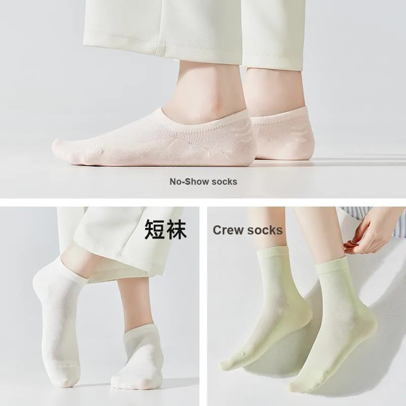 AFISH Mid Calf Socks Unisex 7 Pairs Gift Box Packaging-28