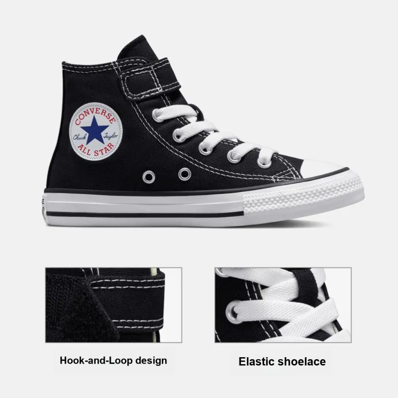 Converse Chuck Taylor All Star Easy-On High PS 'Black White'-2