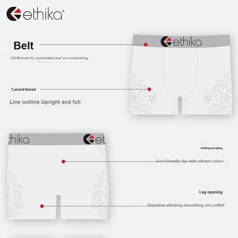 ETHIKA Underpants Men's 1 Pack White-3