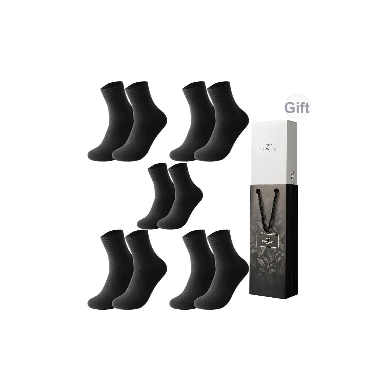 SEPTWOLVES Men Mid-Calf Socks