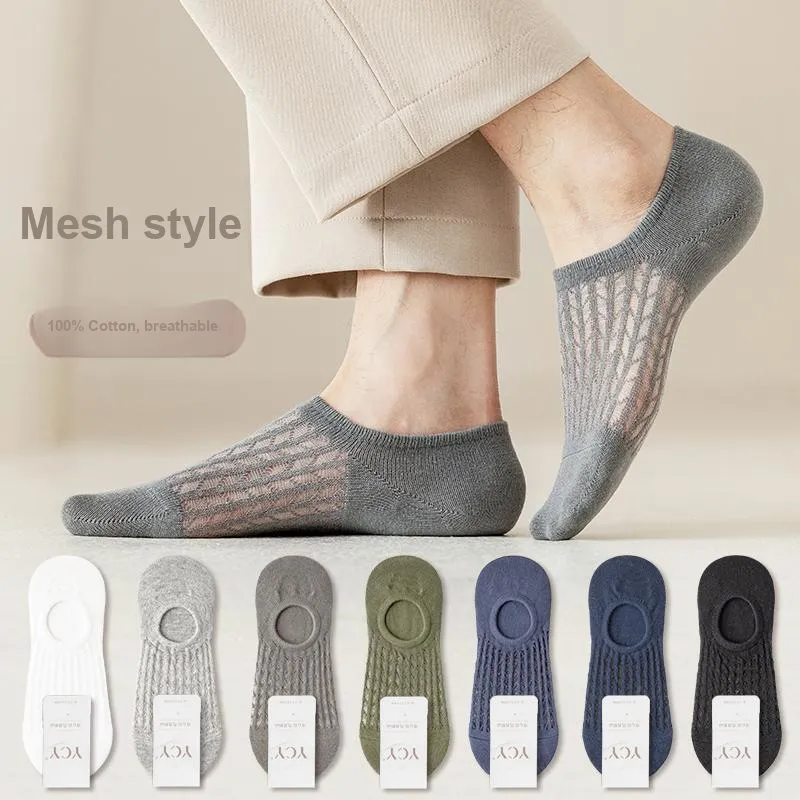 XIA.WA.ZHI.XIU No Show Socks Men's Shopping Bag 5 Pack-6