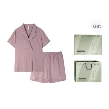Xuan Liang Pajama Set Women's Gift Box Set Dusty Purple