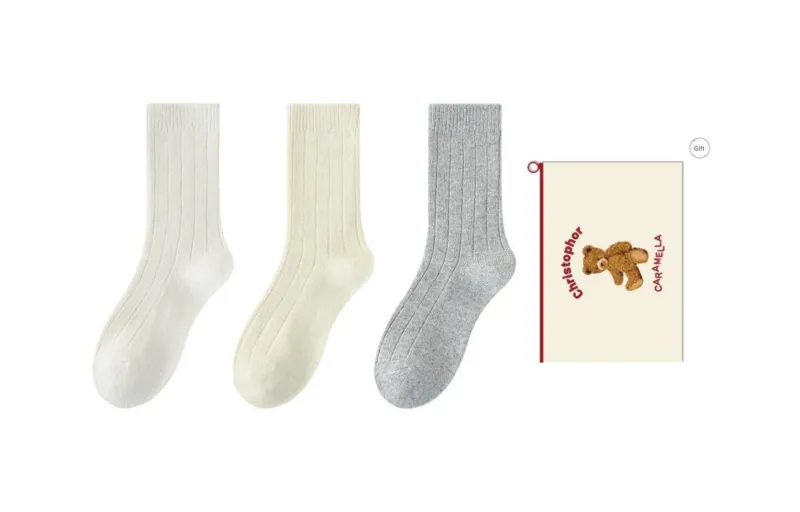 Caramella Mid Calf Socks Unisex Gift Box Combination-8