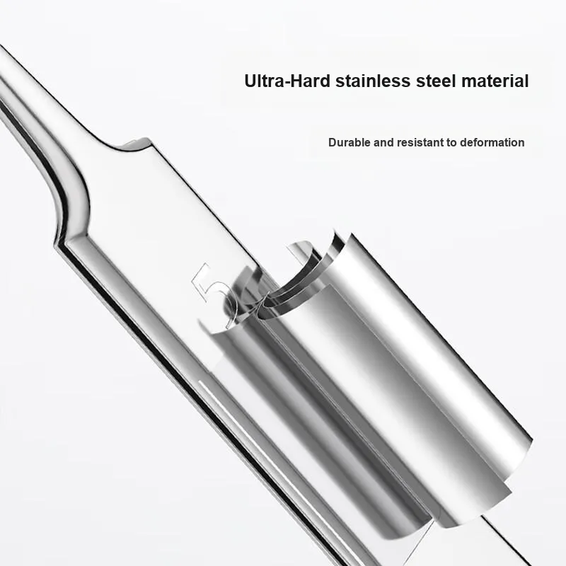 JIANYINGSHU Size 5 Ultra Slim Slant Clip Make up Tools 45° Angle Blackhead And Acne Removal-6