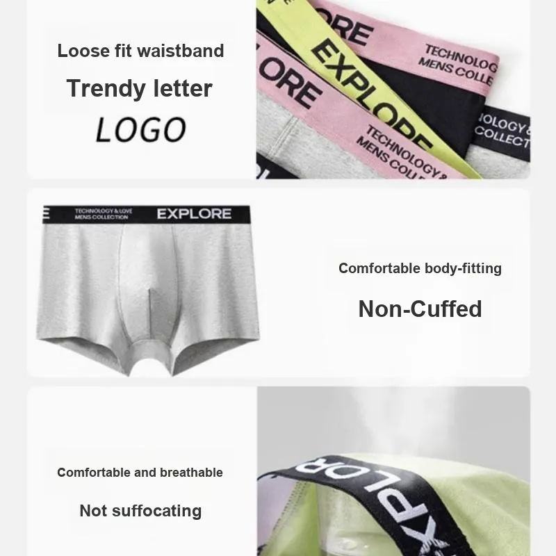 Qiao Ni Tong Underpants Men's Combo Set-2