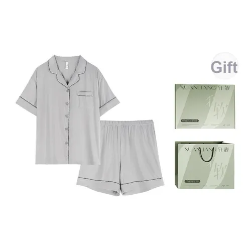 Xuan Liang Пижамный комплект для женщин набор в подарочной коробке ультраматовый серый
