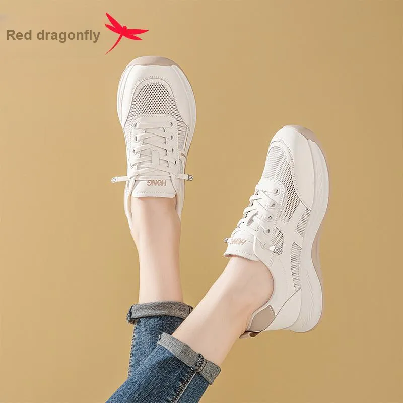 RED DRAGONFLY Breathable And Lightweight Low Top Casual Shoes Women's-1