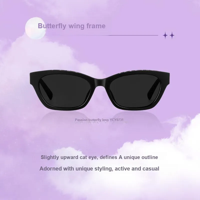 Prsr Plate Frame Cat Eye Sunglasses Unisex-3