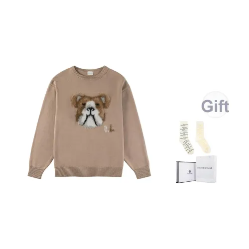 Charlie Luciano Свитер Унисекс Коричневый