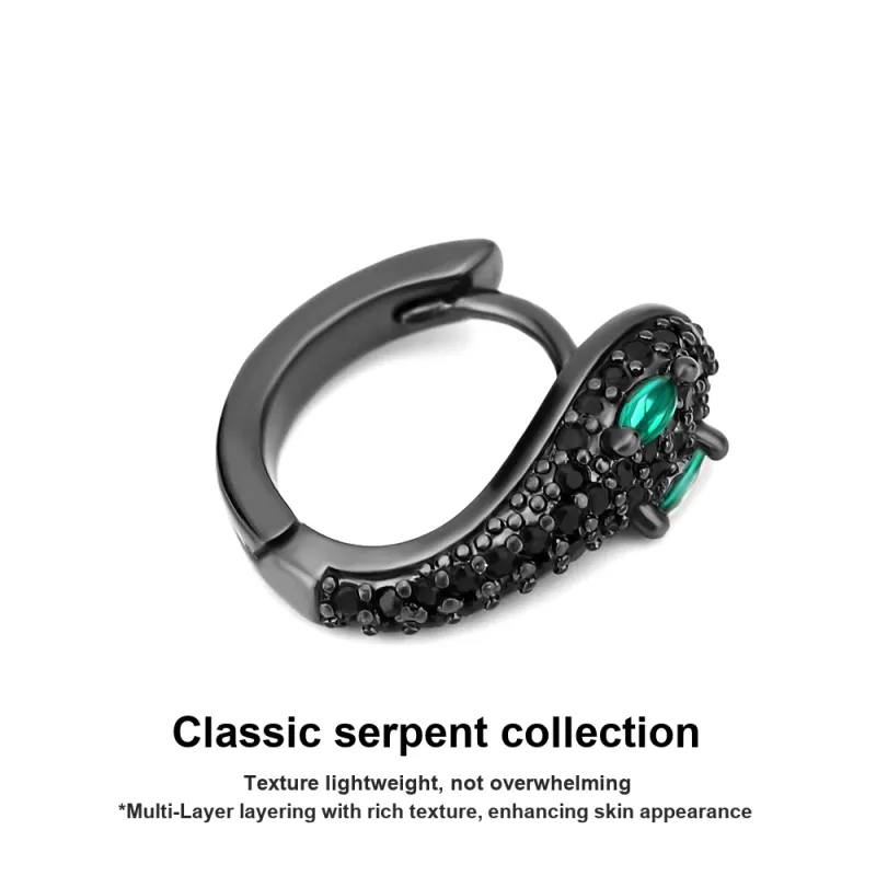 GUDUD Titanium Steel Earrings Unisex-3