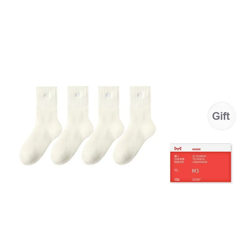 MIIOW Trend Party Series Mid Calf Socks Men's Shopping Bag Combo Set-2