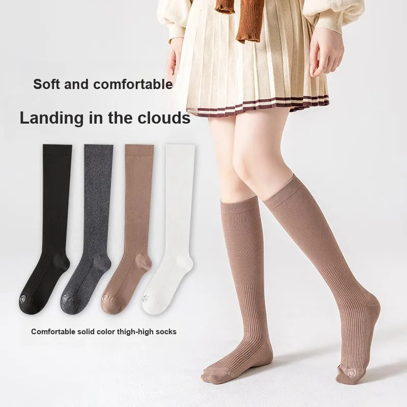 FUGEER Knee High Socks Women's Combo Set-8