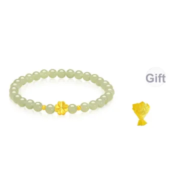 ZSY Hetian Jade Bracelets Pale Greenish White Jade Women's
