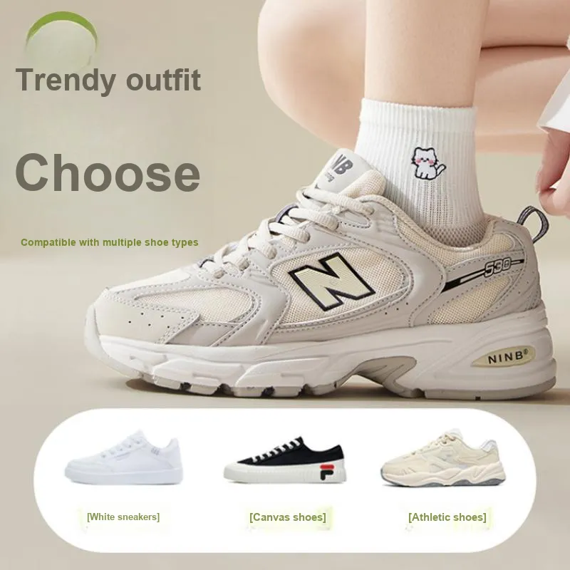 PLANDOO Mid Calf Socks Women's Shopping Bag 4 Pack-7