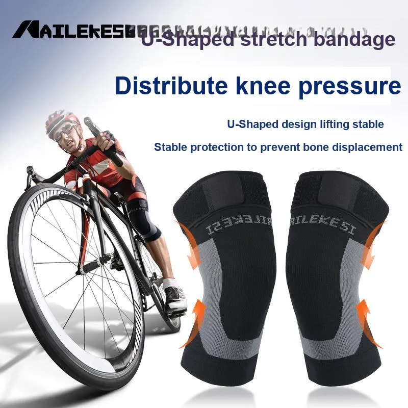 NAILEKESI Knee Pads Polyester Polyamide Cycling Bike Unisex-3