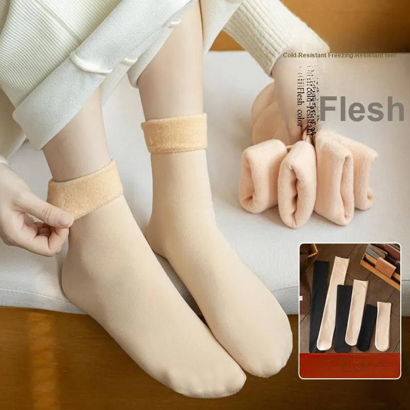 MIIOW Knee High Socks Women's 4 Pack-8