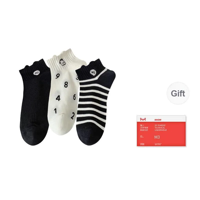 MIIOW Trend Party Series Ankle Socks Women's Shopping Bag Combo Set-16