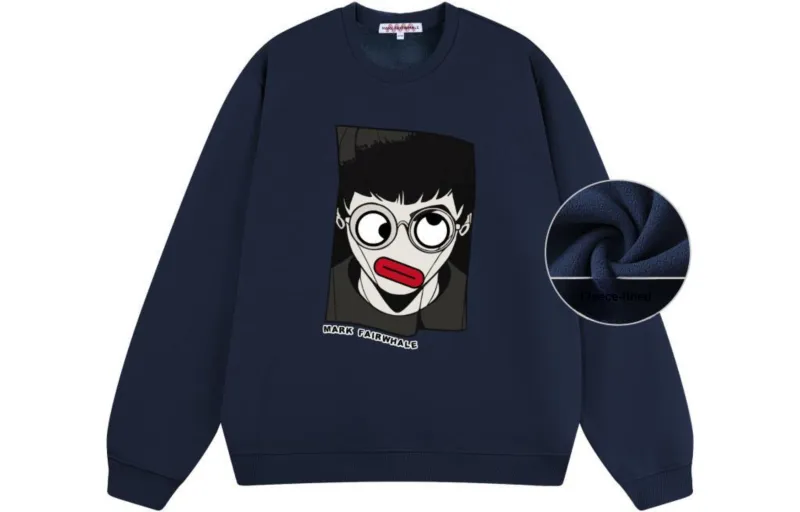 FAIRWHALE Loose Fit Pullover Drop Shoulder Crew Neck Sweatshirt Unisex-27