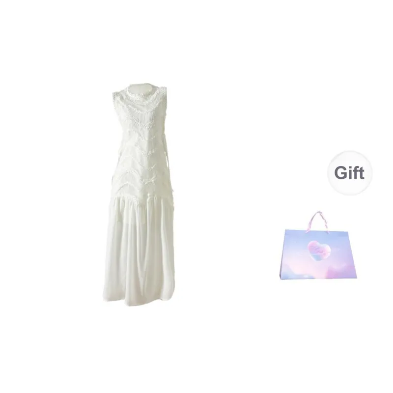 Aghr Sleeveless Dress Women's White-2
